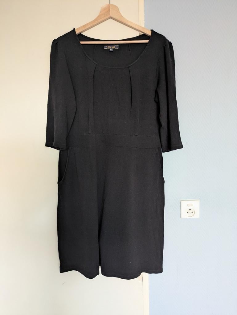 King Louie Mona dress xxl zwart, Zwart, Maat 46/48 (XL) of groter, Ophalen of Verzenden, Knielengte