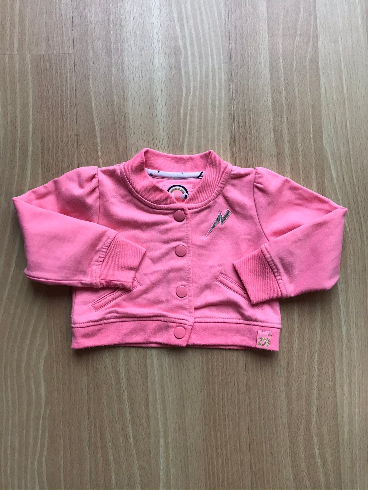 Z8 vest roze meisje maat 86 mini vlekjes op mouw, Ophalen of Verzenden, Zo goed als nieuw, Meisje, Truitje of Vestje