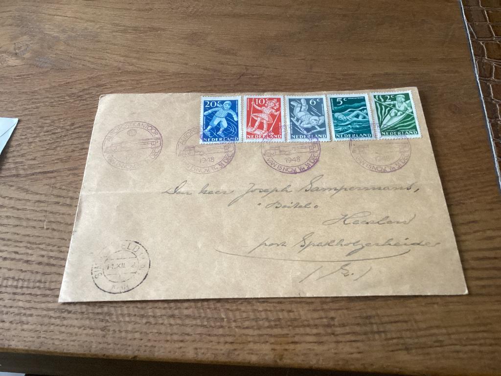 No1942 Voorloper Autopostkantoor Simpelveld 11-12-1948, Ophalen, Onbeschreven, Nederland