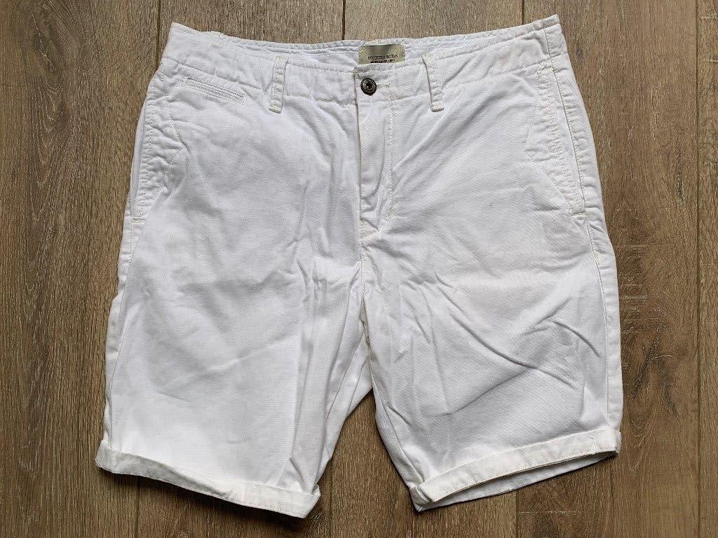 Scotch&Soda jeans short korte broek wit W30 = S/46, Kleding | Heren, Verzenden, Wit, Zo goed als nieuw, Scotch & Soda