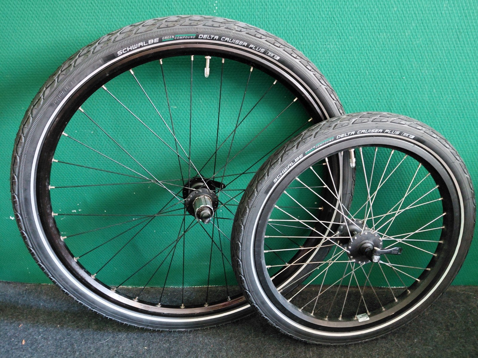 Wielset 11 speed bullitt Cargobike 26/20 inch schijfrem, Fietsen en Brommers, Fietsonderdelen, Wiel, Bakfiets, Ophalen of Verzenden