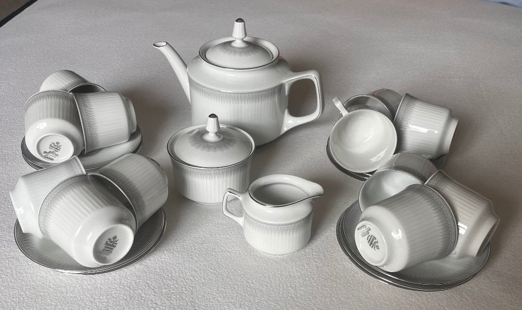 Vintage porselein theeservies Bavaria Odette, Ophalen