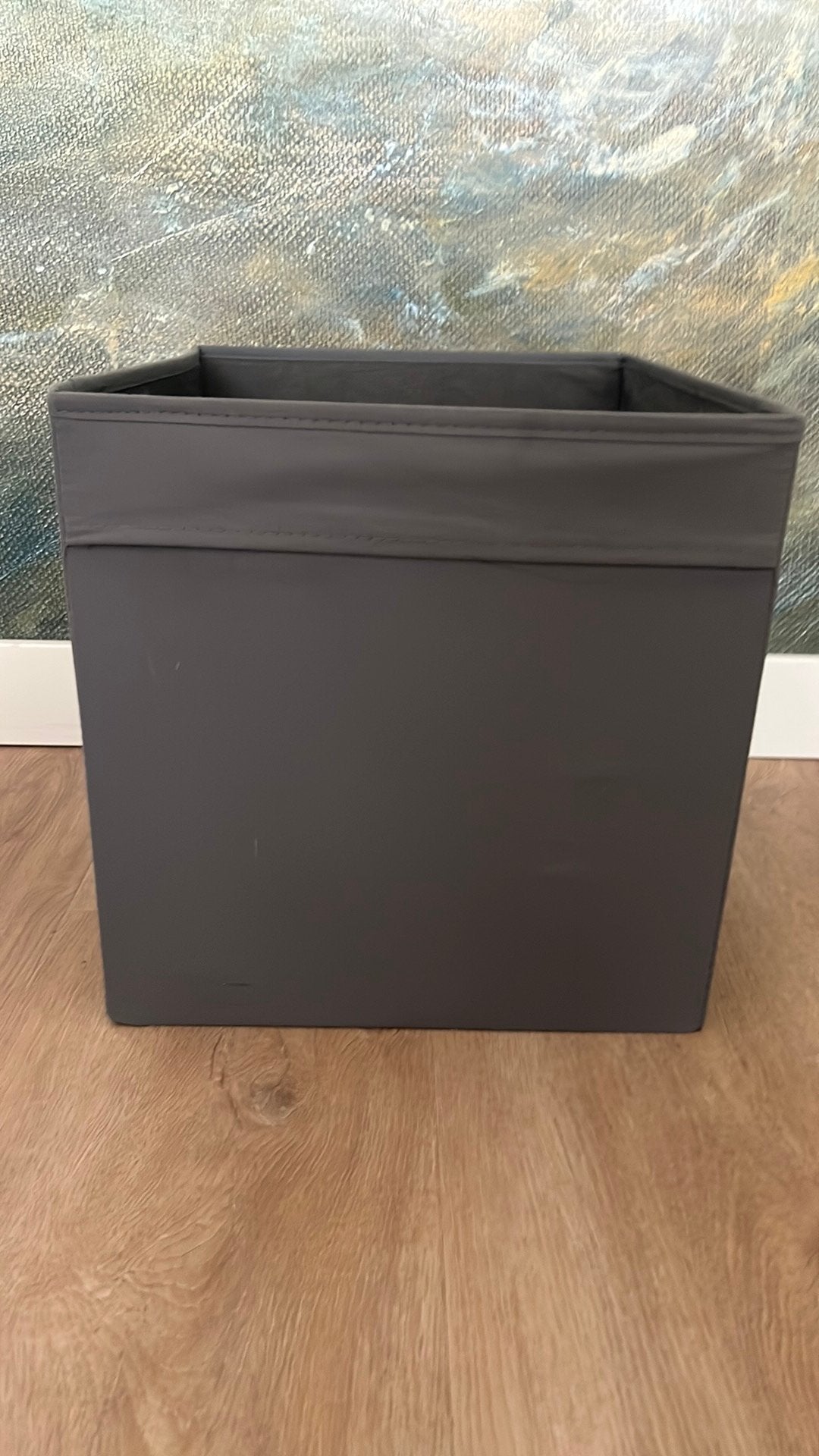 4 IKEA DRÖNA opbergbox donkergrijs 33x38x33 cm opklapbaar, Ophalen, Gebruikt, Modern, Grijs