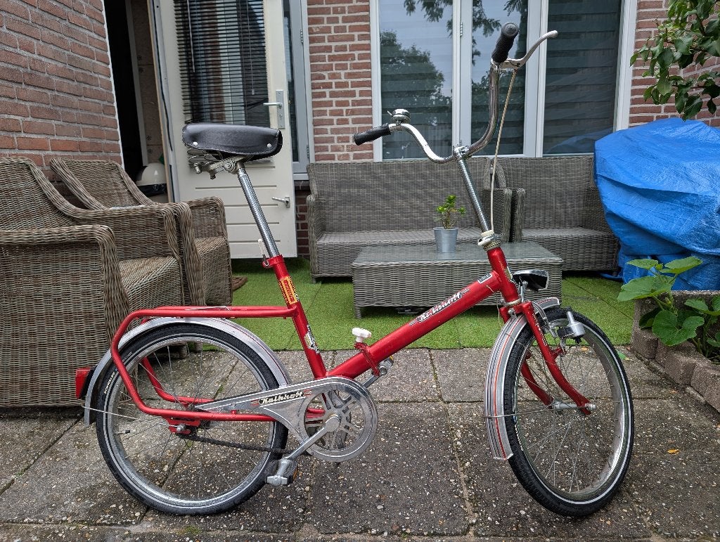 Vintage Kalkhoff-vouwfiets (Batavus-bonusfiets), Gebruikt, Velgrem, 47 tot 50 cm, Ophalen