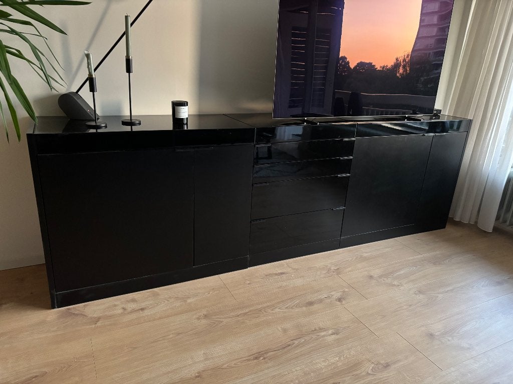 Pastoe L-serie dressoir, Huis en Inrichting, Kasten | Dressoirs, Gebruikt, 200 cm of meer, 25 tot 50 cm, Met lade(s), Met deur(en)