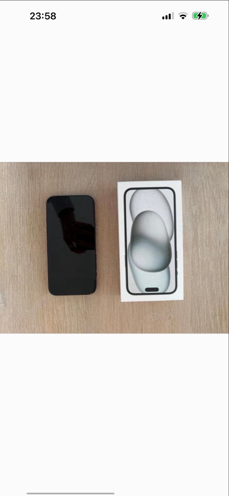 Apple iPhone 15 plus Zwart met doos, Telecommunicatie, Mobiele telefoons | Apple iPhone, Zo goed als nieuw, 128 GB, iPhone 15