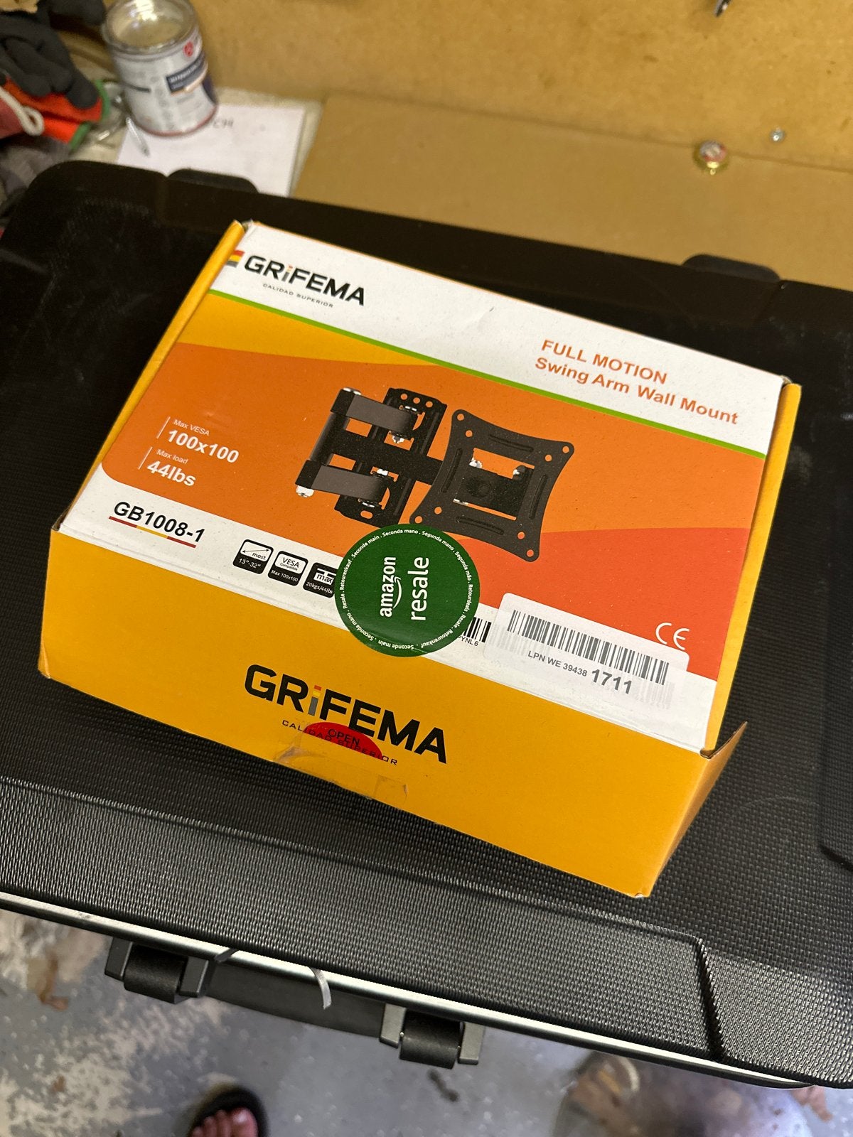 GRIFEMA FULL MOTION Swing Arm Muurbeugel voor TV, Ophalen of Verzenden, Nieuw