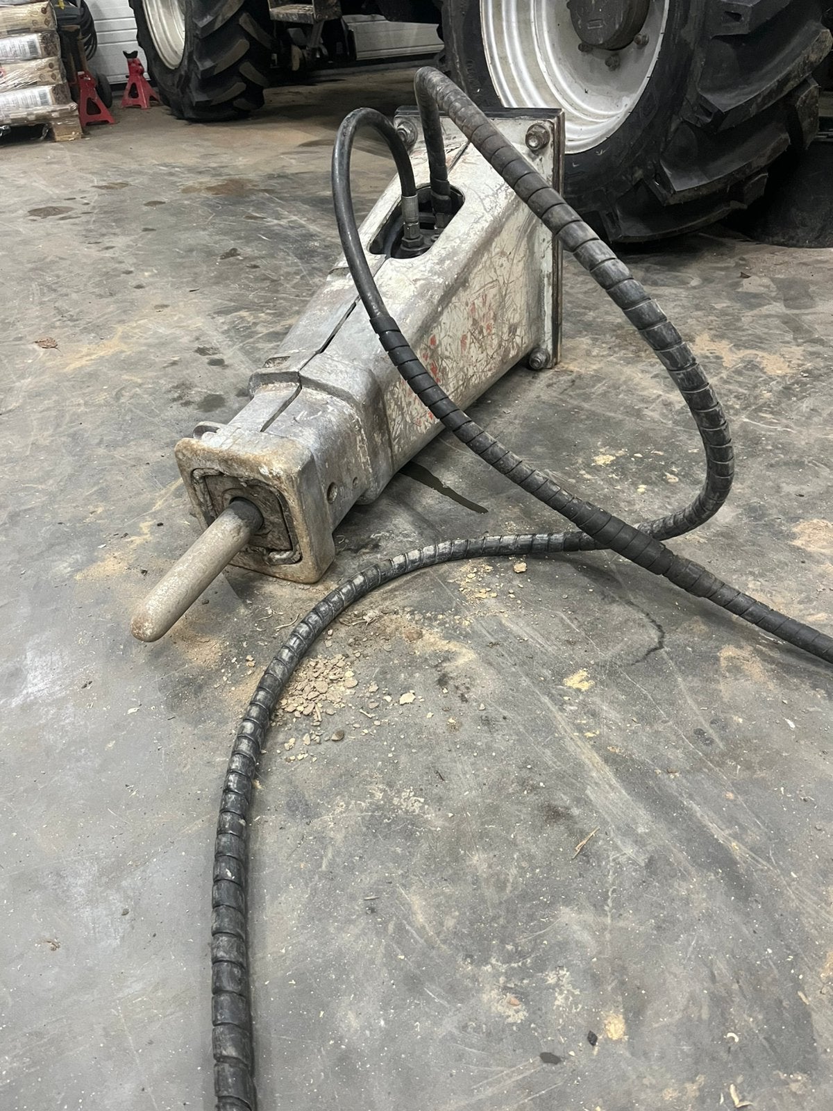 Hydraulische sloophamer cw05 kubota takeuchi hitachi bobcat, Doe-het-zelf en Verbouw, Gereedschap | Boormachines, Ophalen of Verzenden