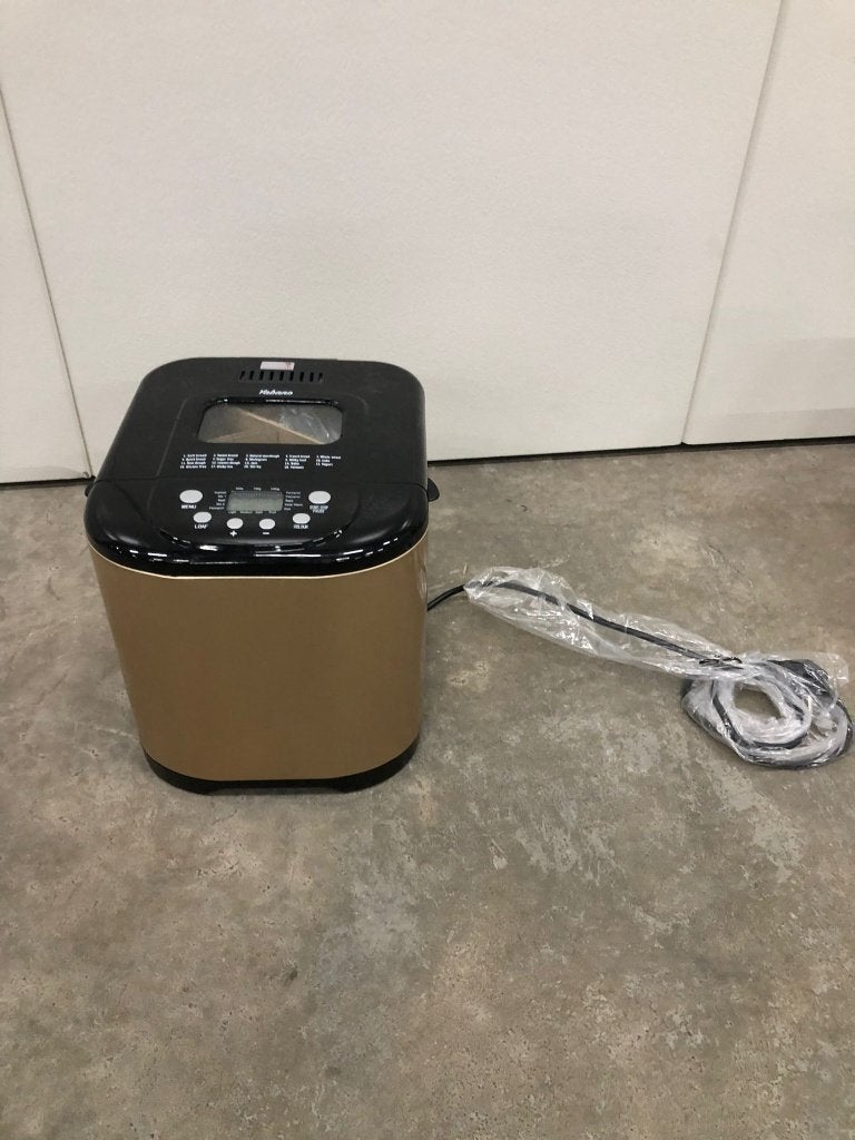 Yabano Broodbakmachine - Roestvrijstaal - 15 uur timer, Witgoed en Apparatuur, Broodbakmachines, Ophalen of Verzenden, Nieuw, Met timer