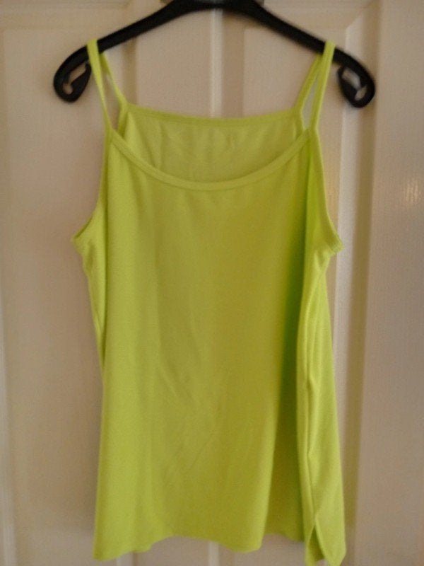 Zonnehemd appelgroen / geel maat 46, Kleding | Dames, Ophalen of Verzenden, Gedragen, Geel, Shirt of Top