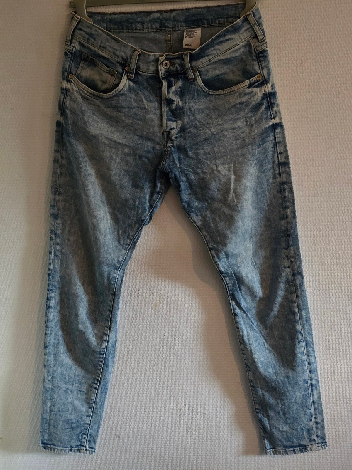 H&M Skinny Low Waist Jeans W34/L32, Blauw, Ophalen of Verzenden, W33 - W34 (confectie 48/50), H&M