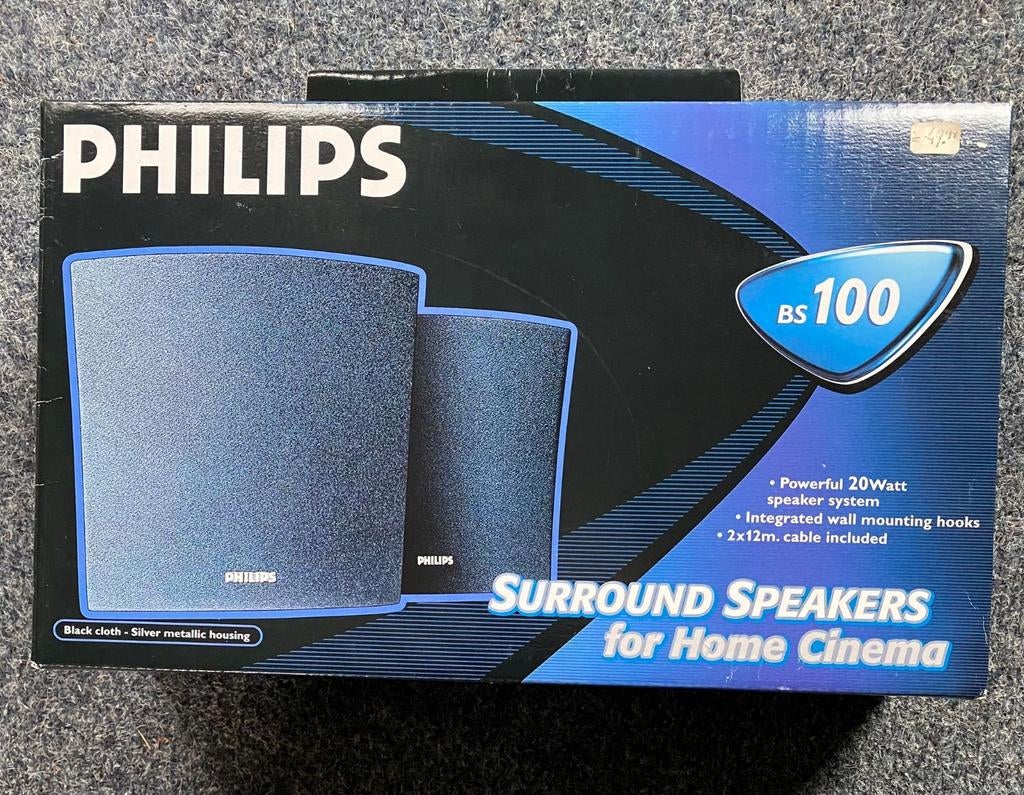 Philips BS100 Surround Speakers voor Home Cinema, Audio, Tv en Foto, Home Cinema-sets, Philips, Overige systemen, Nieuw, Ophalen of Verzenden