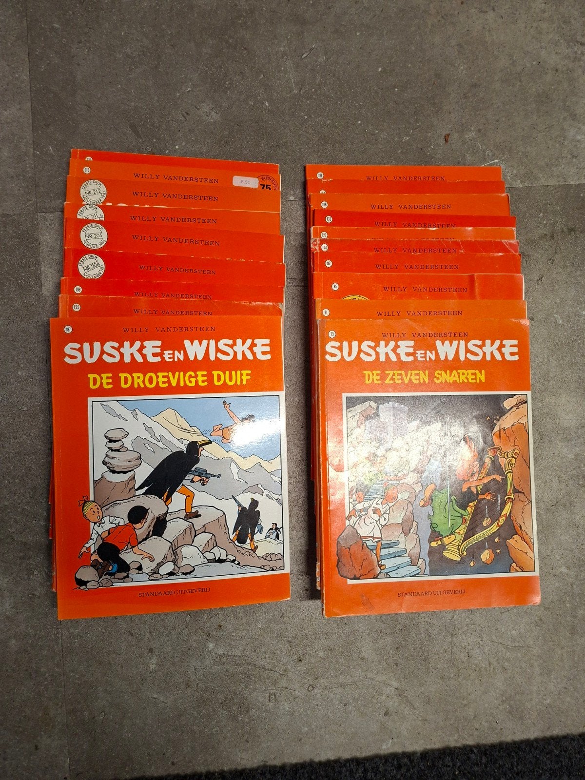 Diverse Suske en Wiske stripboeken (zie foto's), Meerdere stripboeken, Ophalen of Verzenden, Gelezen, Willy Vandersteen