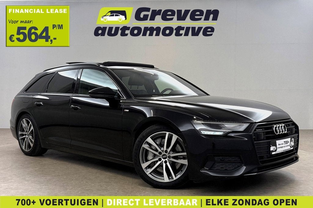 Audi A6 Avant C8 50 TFSI e Quattro S-Line | Pano | Virtual |, Auto's, Audi, Automaat, Automatische klimaatregeling, Gebruikt, Zwart