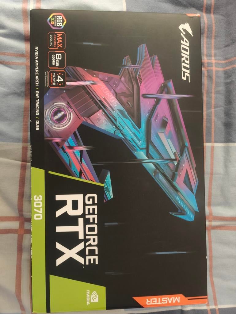 Aorus RTX 3070 - Perfect voor Gaming en Mining (Geen LHR), Computers en Software, Videokaarten, Gebruikt, GDDR6, PCI-Express 4