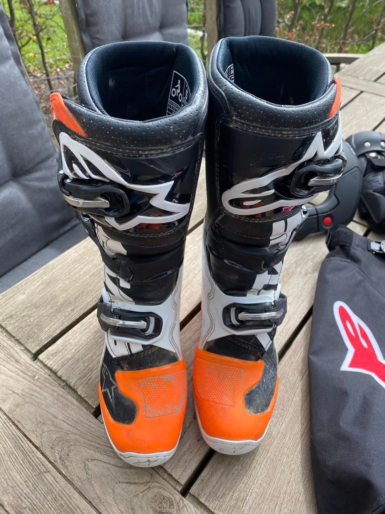 Motorcross laarzen Alpinestars Tech serie maat 38 (5), Motoren, Kleding | Motorkleding, Ophalen of Verzenden, Tweedehands, Laarzen
