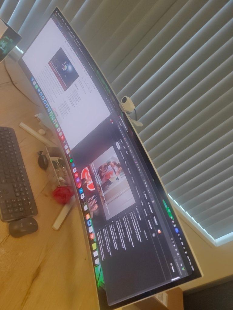 Philips Envia 49 OLED, Computers en Software, Philips, DisplayPort, Curved, Zo goed als nieuw