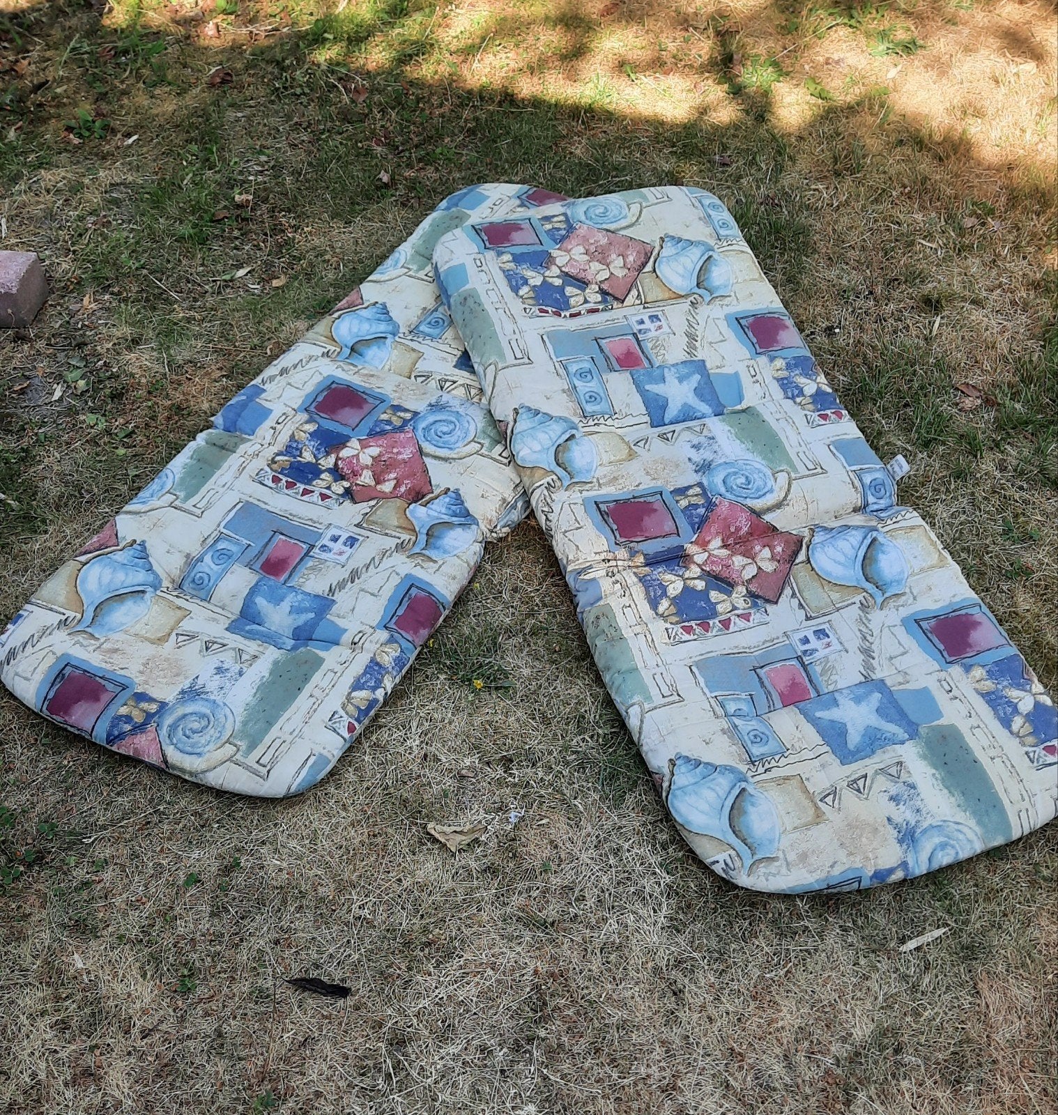 2x Tuinstoelkussens 'Summer Set' - Zonder stoelen, Ophalen, Gebruikt