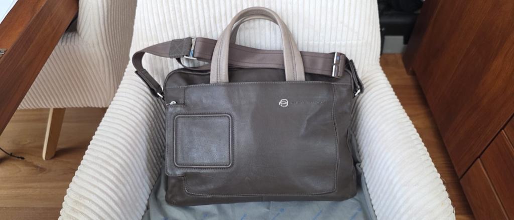 Piquadro 14” laptop bag brown, Computers en Software, Laptoptassen, Bruin, Verzenden, Aktetas, Zo goed als nieuw