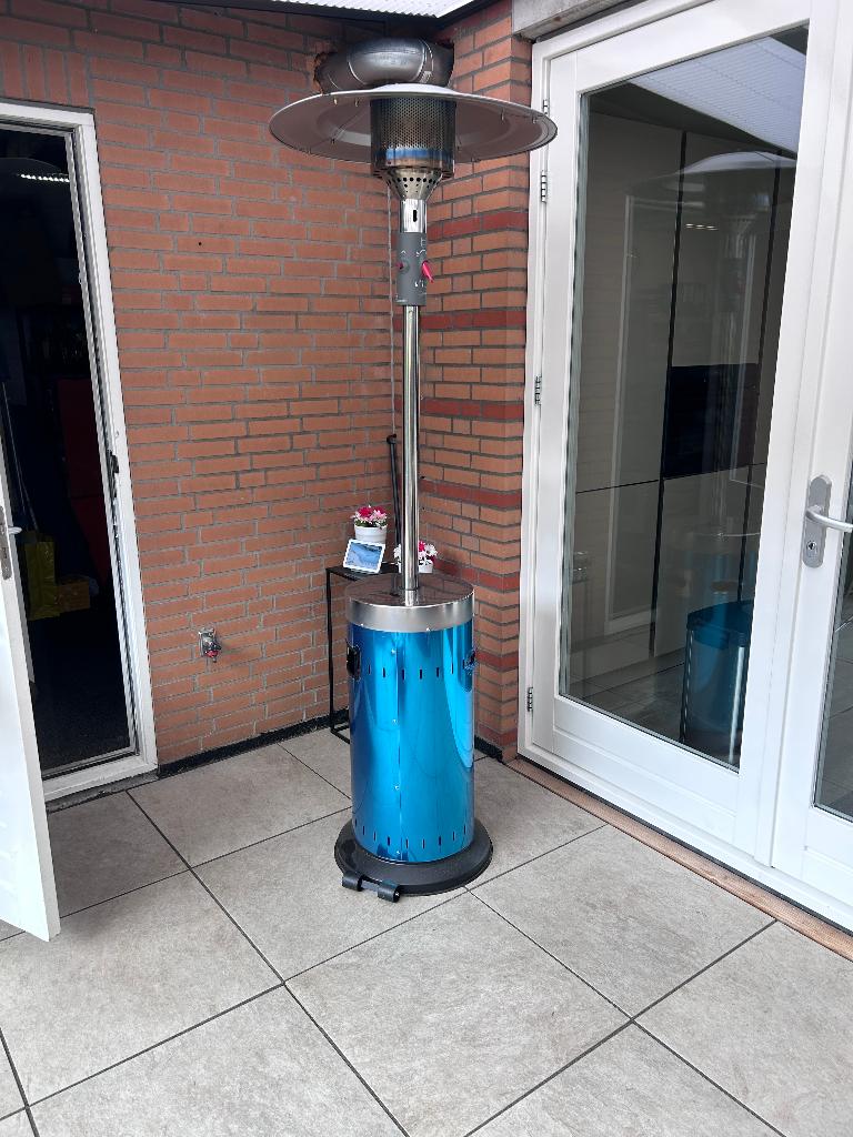 Terrasverwarming, Tuin en Terras, Terrasverwarmers, Zo goed als nieuw, Gas, Vloer, Ophalen of Verzenden