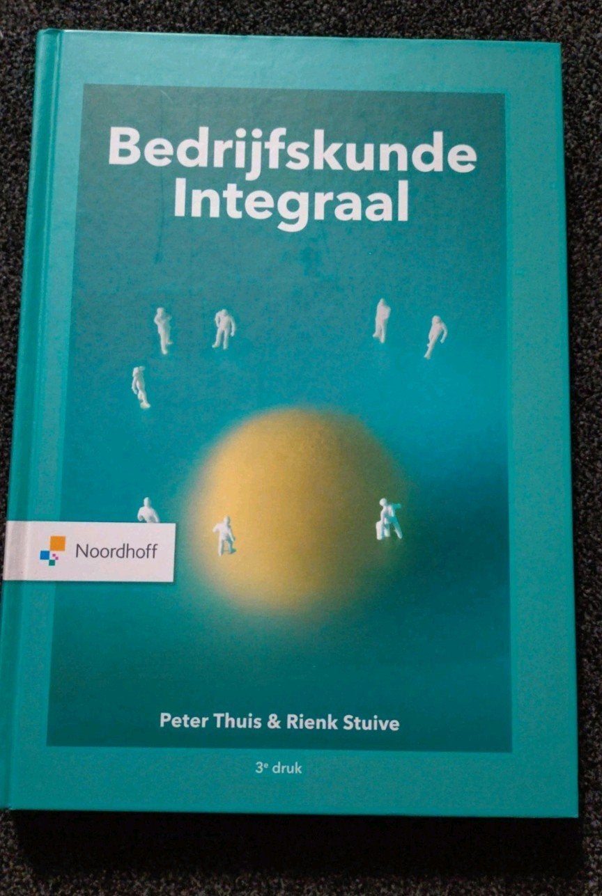 Bedrijfskunde Integraal - Peter Thuis & Rienk Stuive, Peter Thuis & Rienk Stuive, Zo goed als nieuw, Gamma, HBO