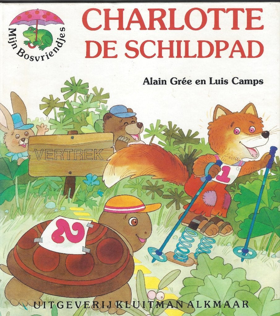 Alain Gree: CHARLOTTE de SCHILDPAD-Bosvriendjes-Vintage 1987, Boeken, Fictie algemeen, Jongen of Meisje, Ophalen of Verzenden