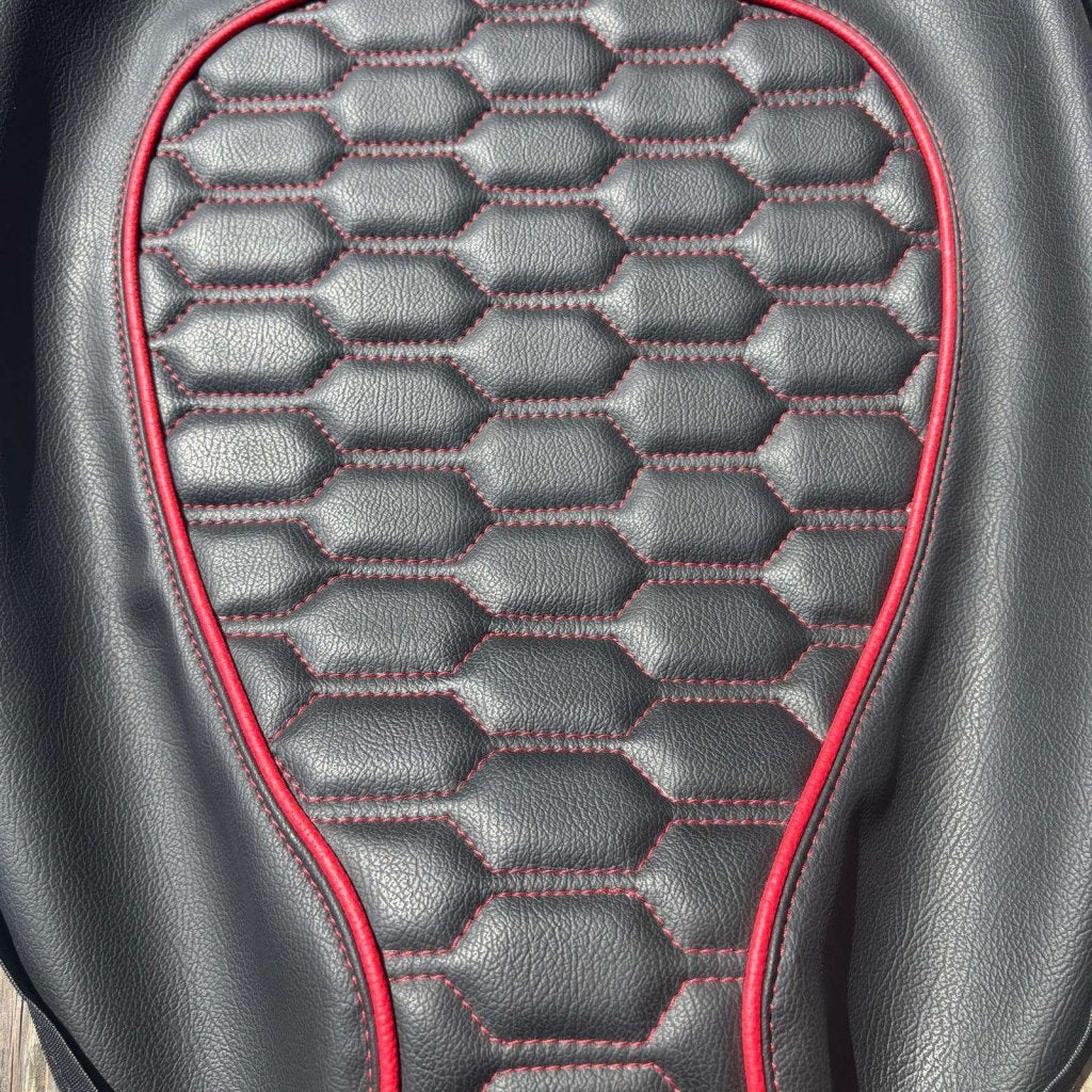 Zadelhoes buddydek Piaggio Zip audi rs rood custom NIEUW, Info@jynkx.com, Nieuw, Ophalen of Verzenden, Piazza 99