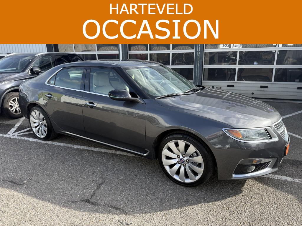 Saab 9-5 2.8T Aero Exklusief XWD Automaat (bj 2011), Auto's, Saab, Automaat, Gebruikt, Beige, Leder