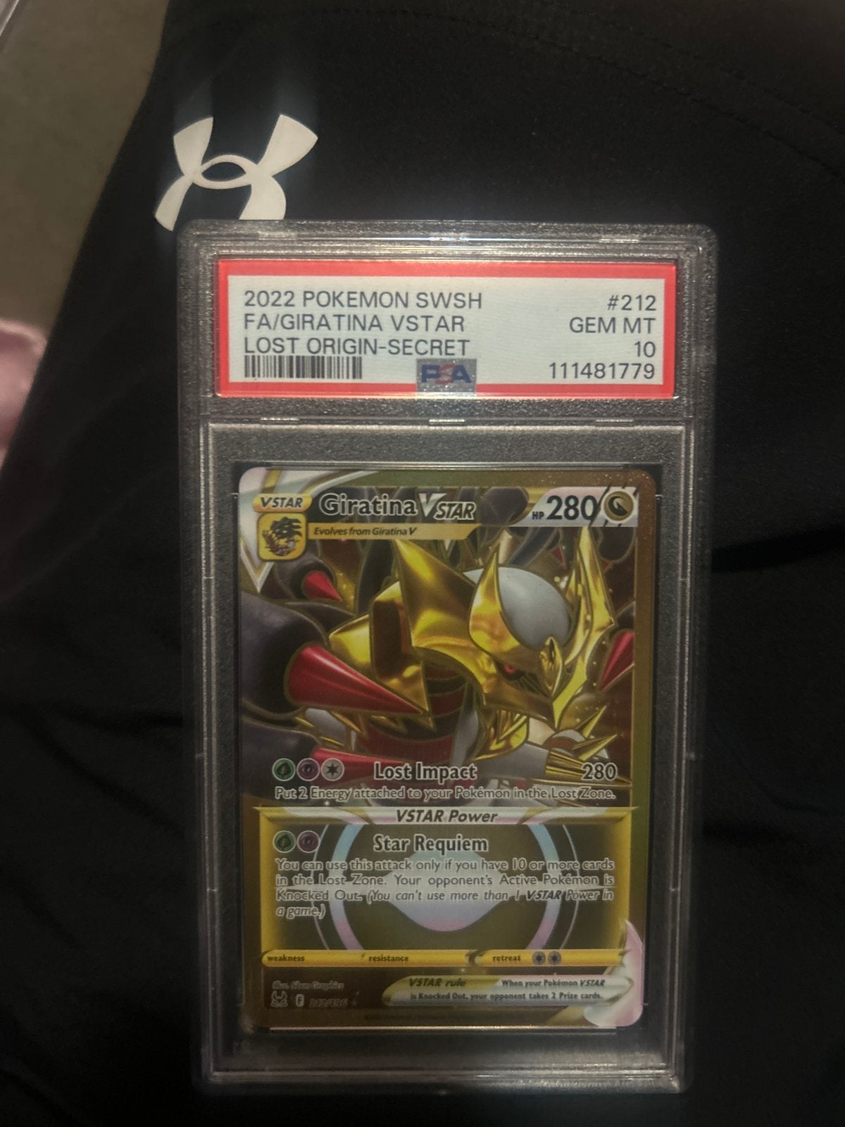 Pokémon Giratina VSTAR Lost Origin Secret PSA 10 GEM MT, Ophalen, Nieuw, Losse kaart