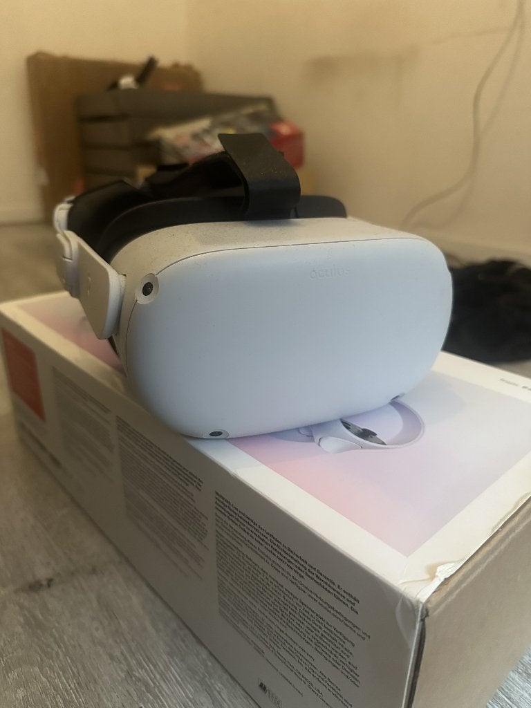 Meta Quest 2 128GB Elite Strap 5m Link/Oplaadkabel, Spelcomputers en Games, Virtual Reality, Verzenden, Zo goed als nieuw, VR-bril