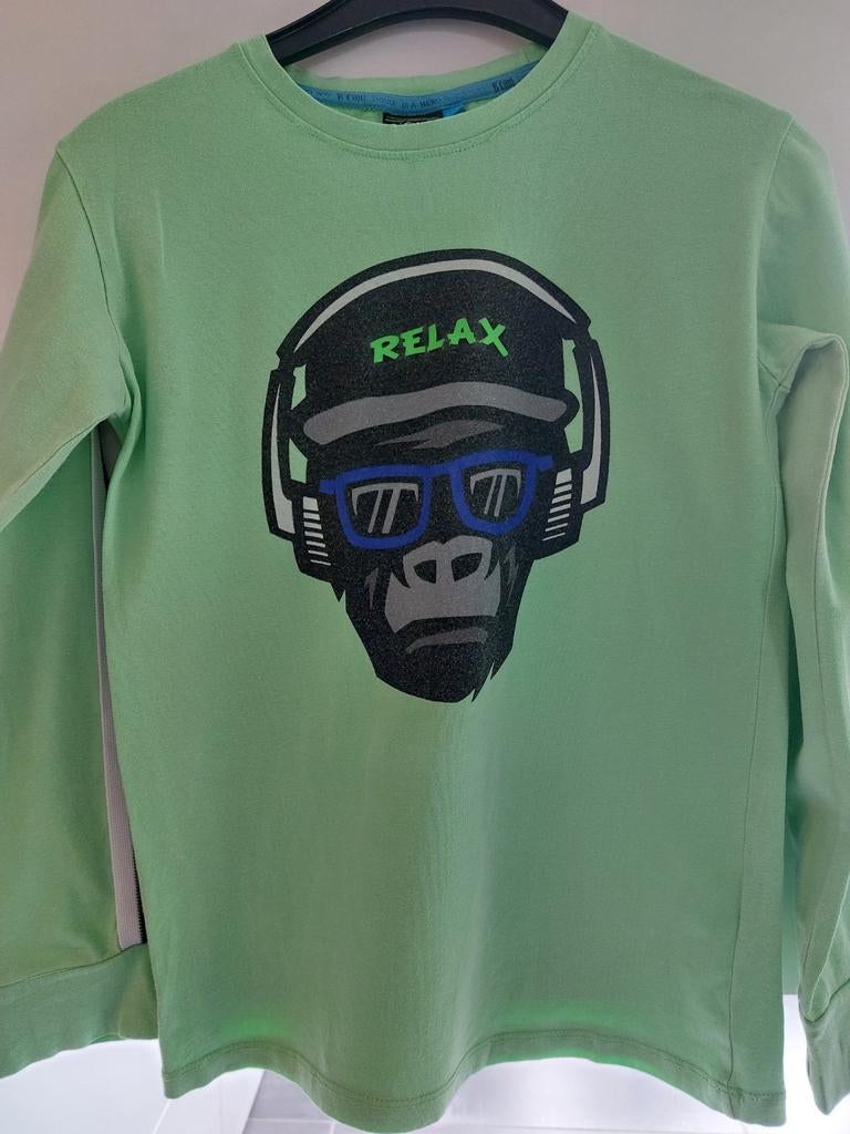 Zgan shirt/longsleeve B'Chill 128/134., Jongen of Meisje, Ophalen of Verzenden, Zo goed als nieuw, O'Chill