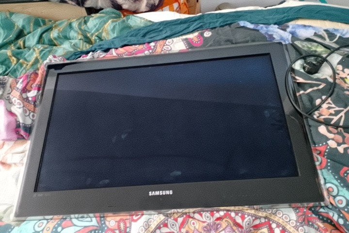 Samsung TV 45x70 cm inclusief muurbeugel, Gebruikt, 50 Hz, Samsung, 80 tot 100 cm