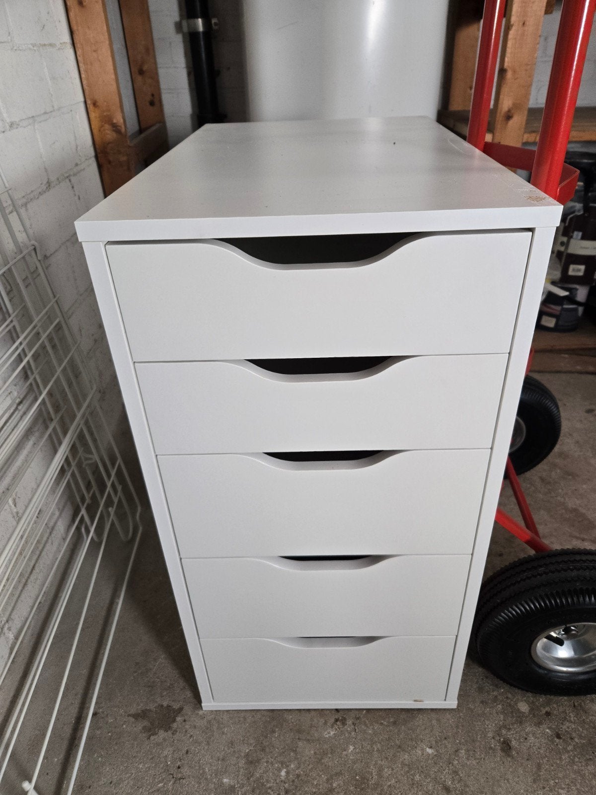 IKEA ALEX Ladeblok – ideaal om LAGKAPTEN bureau van te maken, Ophalen, Minder dan 50 cm, Gebruikt, 5 laden of meer