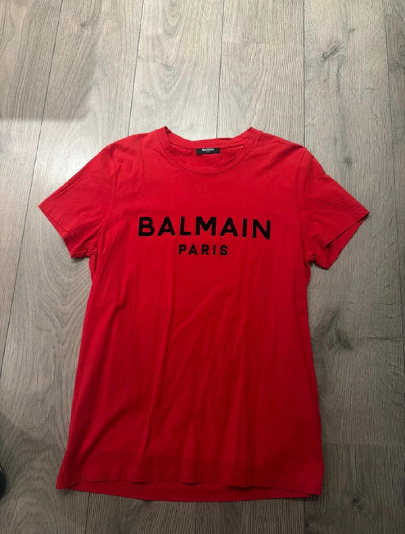 Balmain T-shirt, Ophalen of Verzenden, Nieuw, Maat 52/54 (L), Rood