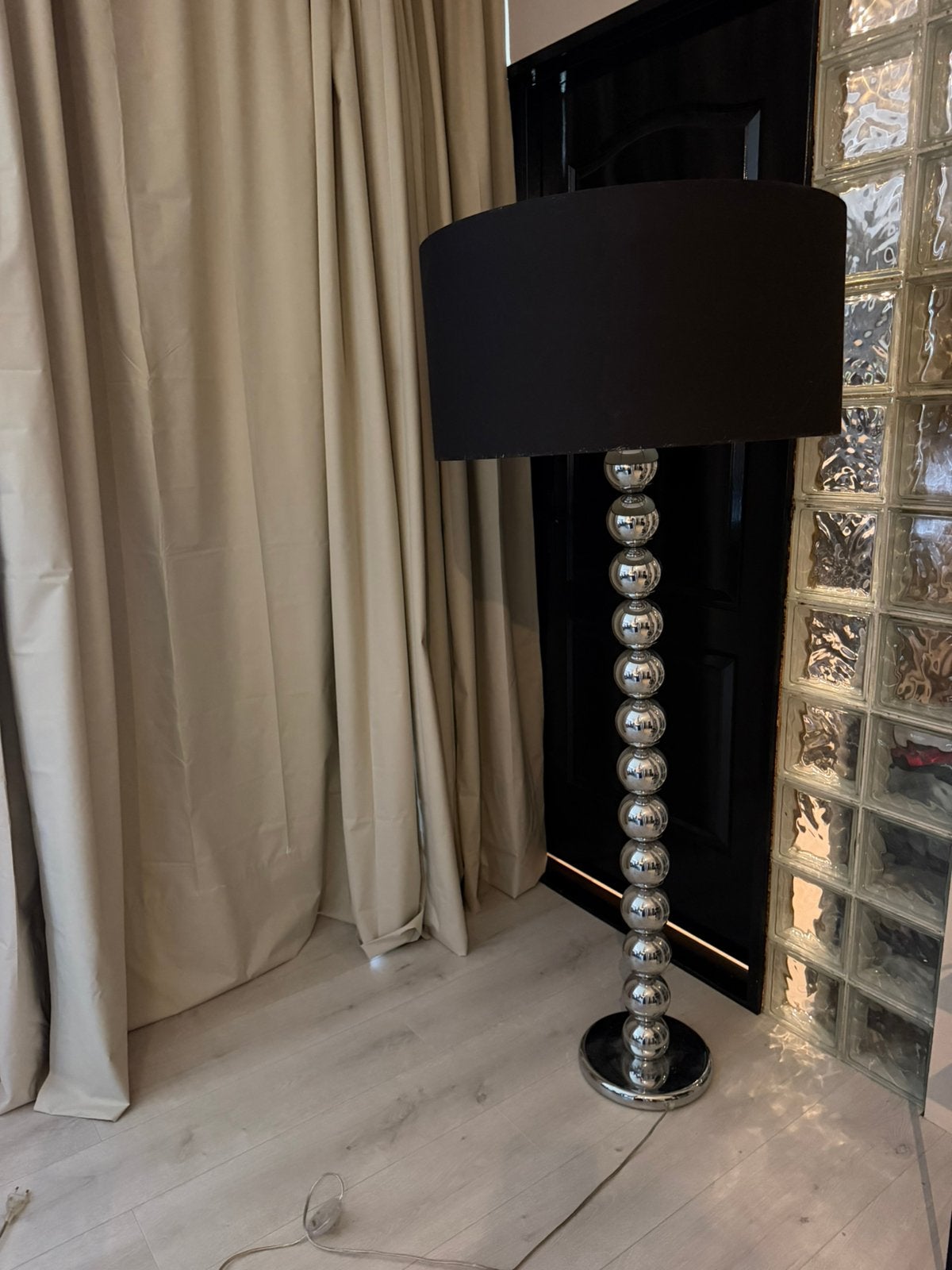 Eric Kuster stijl Bollenlamp bollen lamp incl kap, Ophalen, Gebruikt, Minder dan 100 cm
