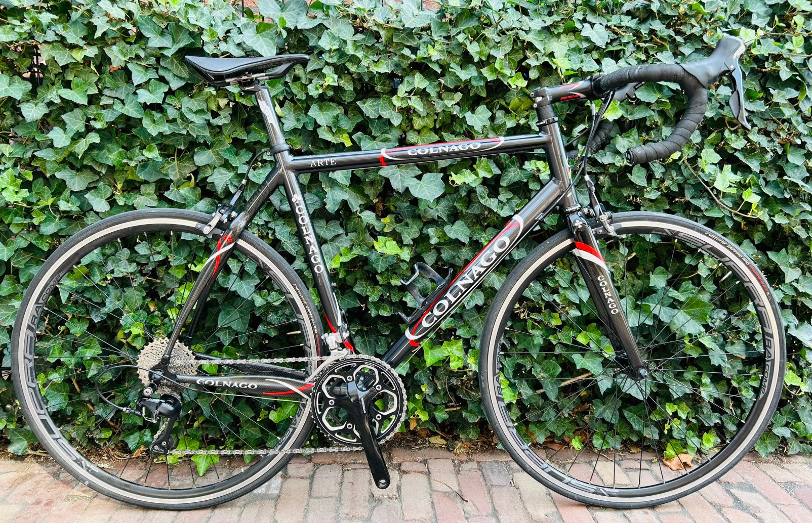 Colnago Arte racefiets - Shimano 105 2 x 11 speed, 28 inch, Gebruikt, Carbon, Velgrem