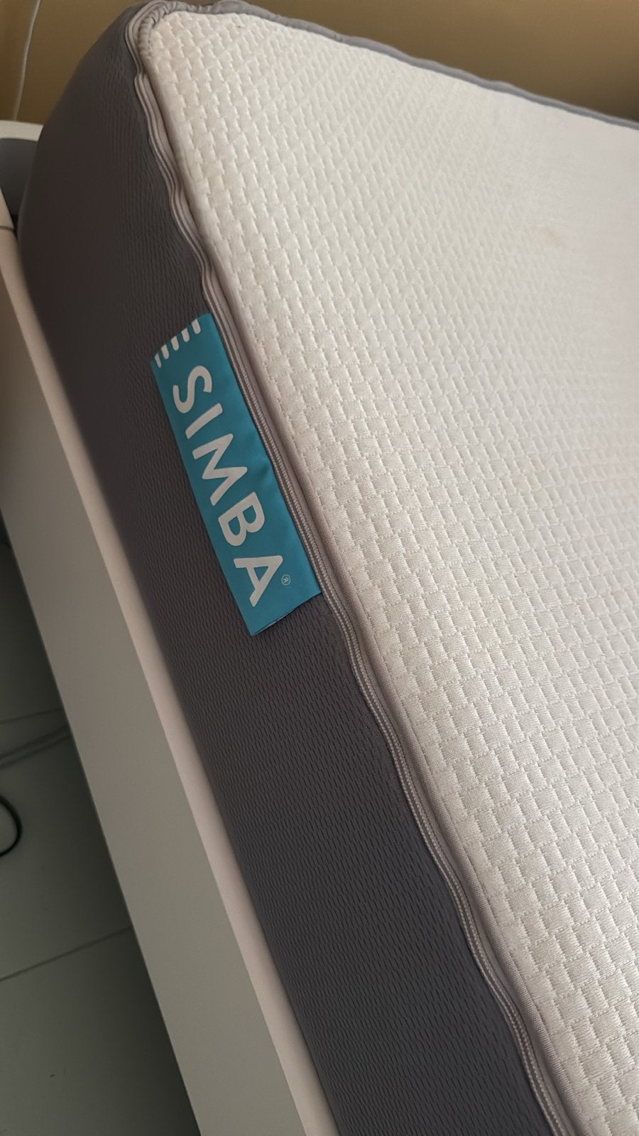 Tweepersoonsbed 180x200 met Simba matras, Huis en Inrichting, Ophalen, Gebruikt, Tweepersoons, 180 cm