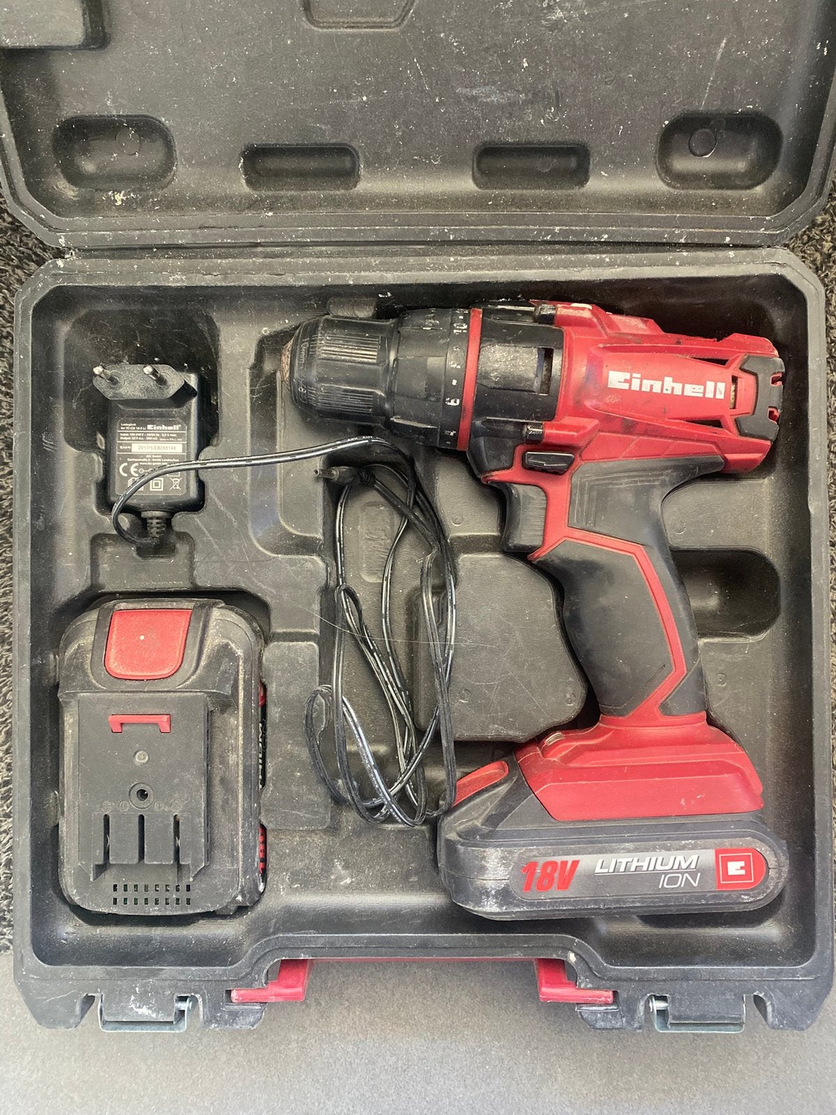 Einhell ac*cu schroefmachine met 2 ac*cu’s, Ophalen of Verzenden, Zo goed als nieuw