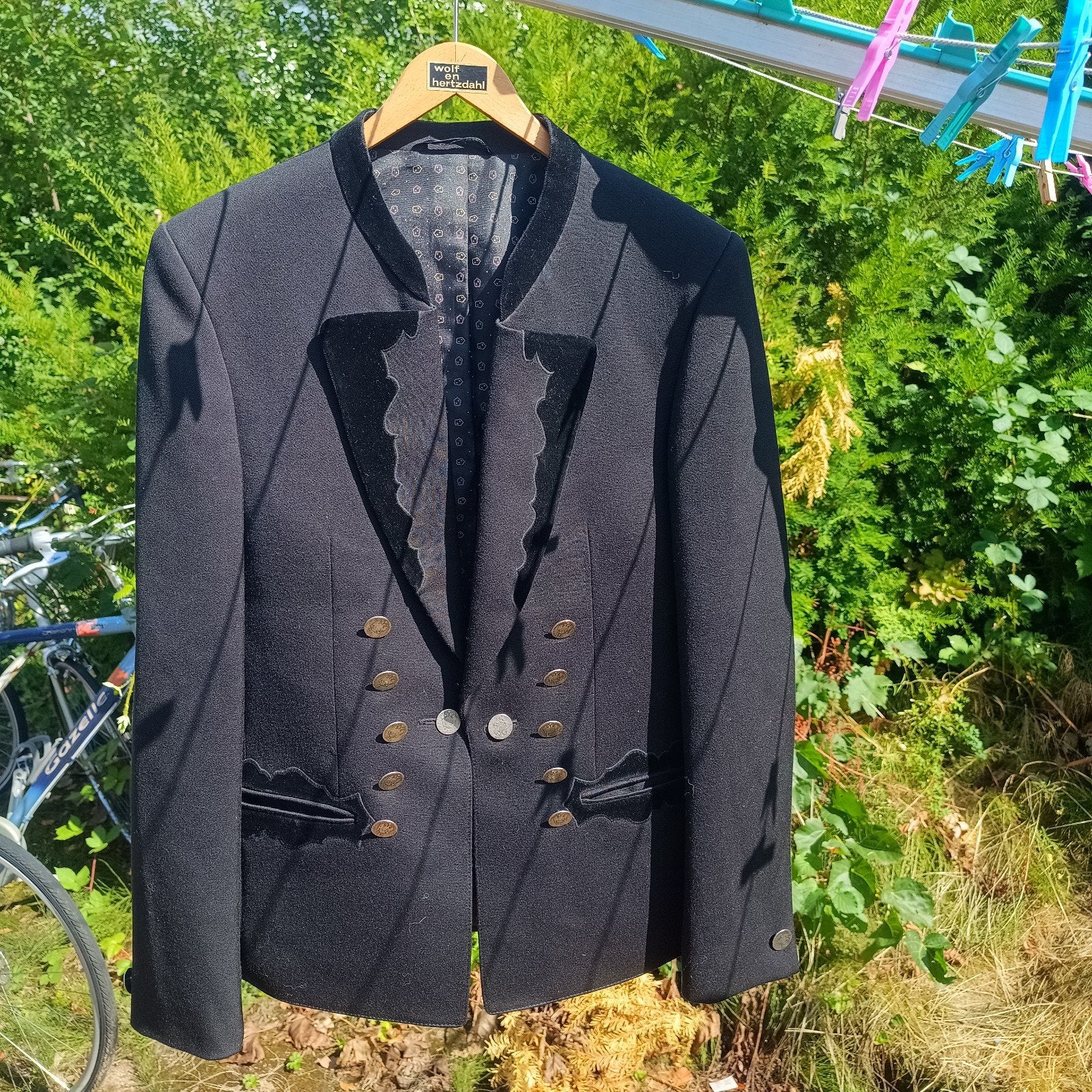 Rofan 48 janker colbert kettingsluiting zgan Oktoberfest, Maat 48/50 (M), Ophalen of Verzenden, Kleding, Rofan Tracht