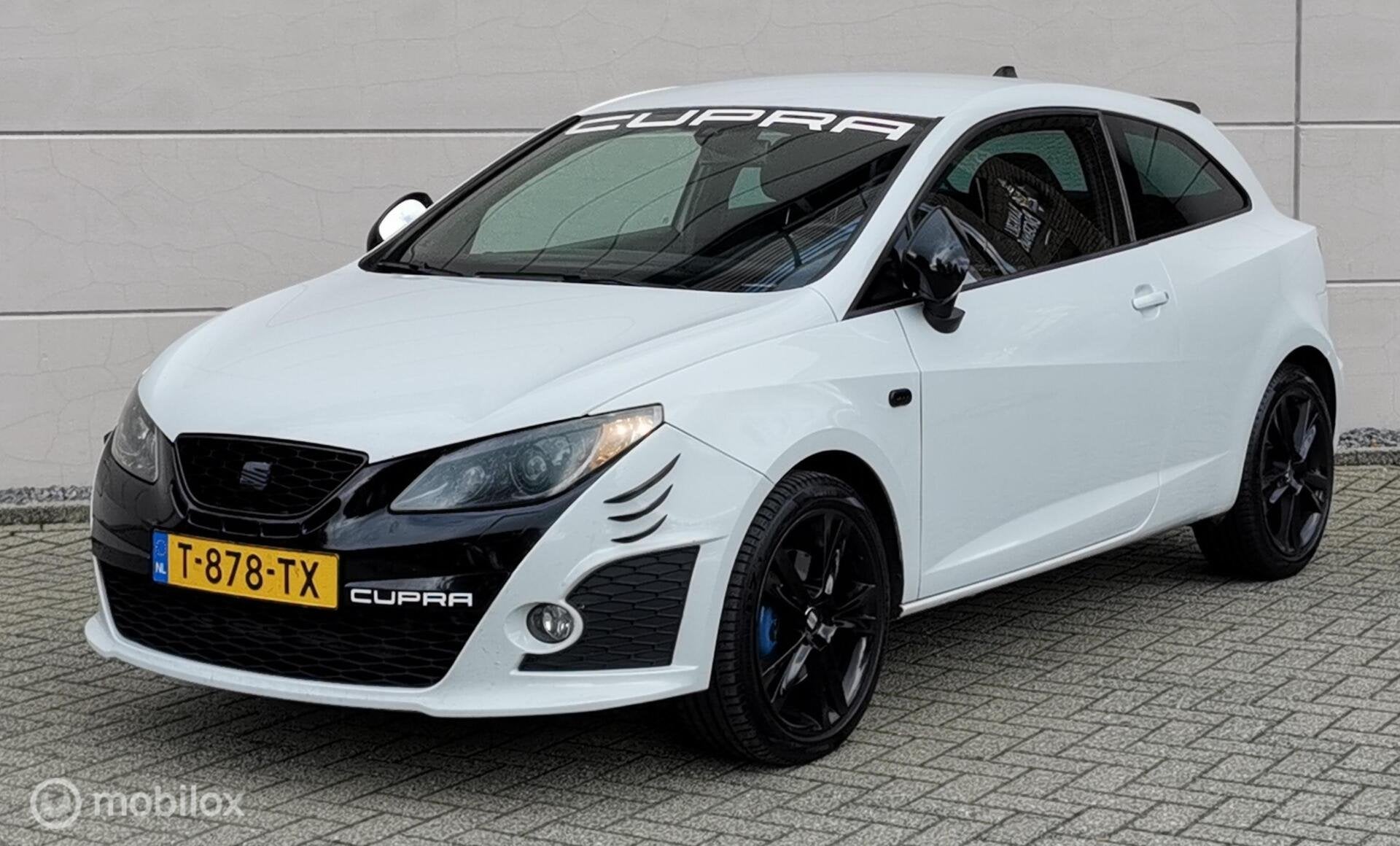 SEAT IBIZA SC 1.4 TSI CUPRA BOCANEGRA 180PK/DSG/PDC/CRUISE/, Auto's, Stof, Zwart, 4 cilinders, 179 pk