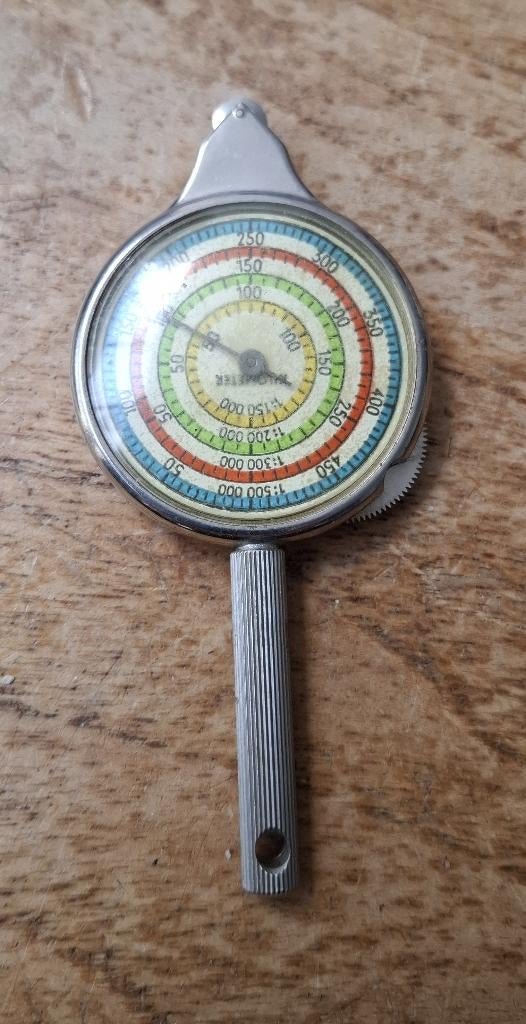 Kaartmeter Vintage ww2 1940 afstandsmeter 9cm, Ophalen of Verzenden
