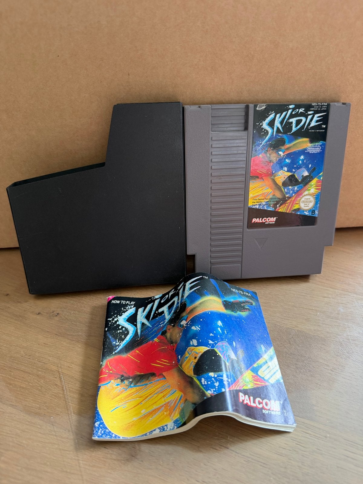 Ski or Die NES Palcom met  en hoes, Spelcomputers en Games, Gebruikt, 1 speler, Ophalen of Verzenden, Vanaf 3 jaar