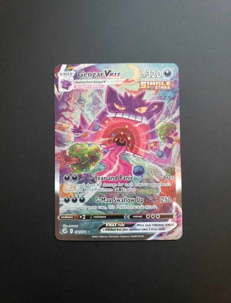 Gengar vmax 271/264, Ophalen of Verzenden, Nieuw, Losse kaart, Foil