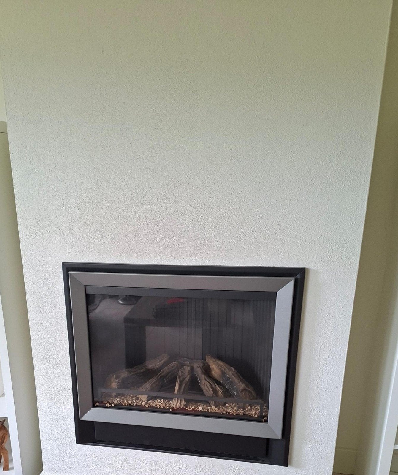 Moderne gashaard Inbouw, Ophalen, Zo goed als nieuw, Inbouwhaard, Gashaard