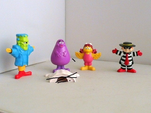 McDonalds 1995 # Halloween (4x), Ophalen of Verzenden, Zo goed als nieuw
