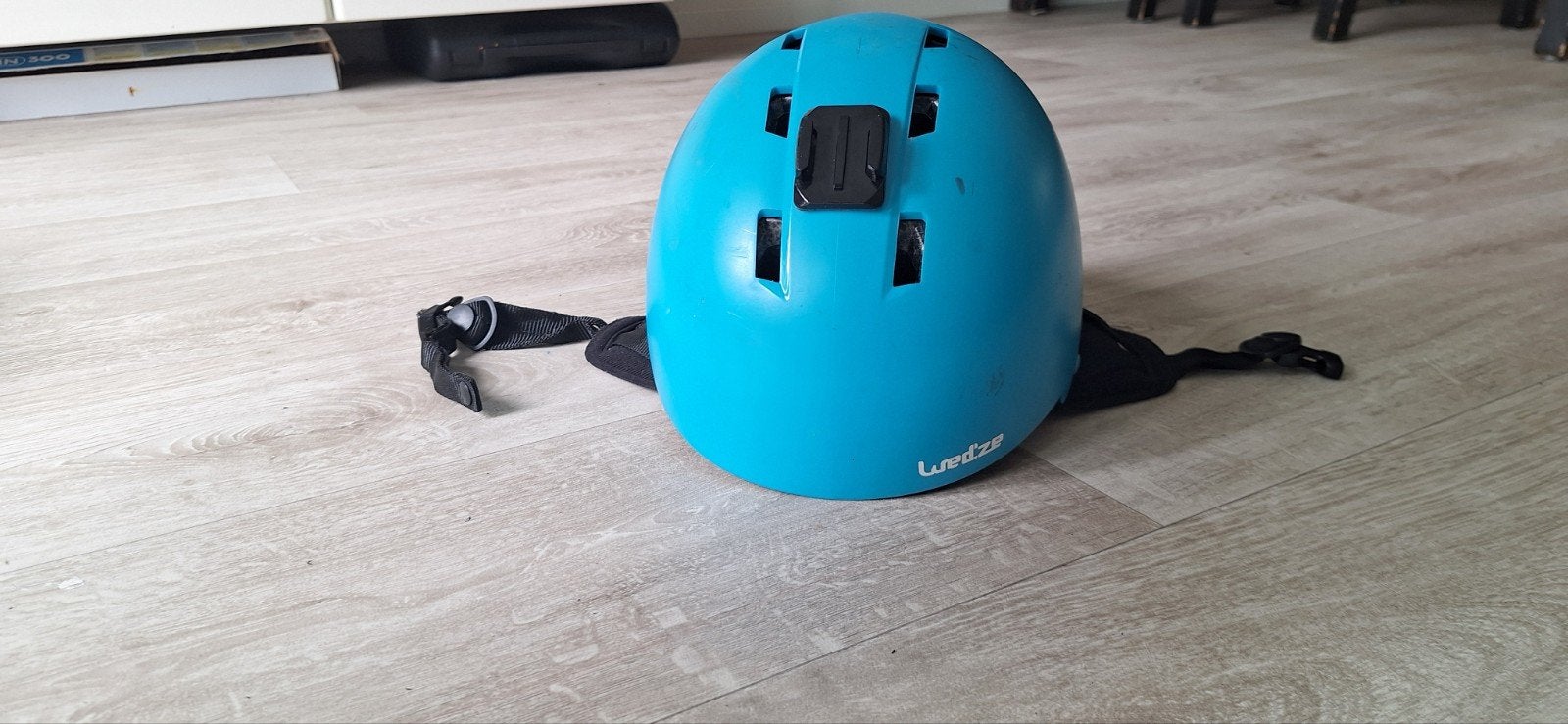 Wedze H 100 JR skihelm / snowboardhelm - Blauw, Ophalen of Verzenden, Gebruikt, Helm of Bescherming