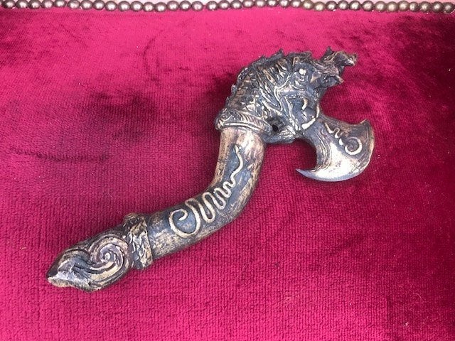 bronzen PARASHU, Tibetaans Boeddhisme, Reliëf, Ophalen of Verzenden, Brons, Tibet