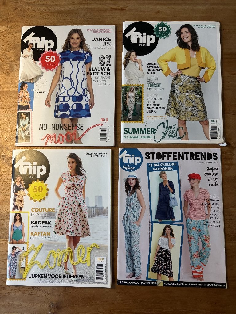 Patronen knip mode bladen, Ophalen, Overige typen, Vrouw, Zo goed als nieuw