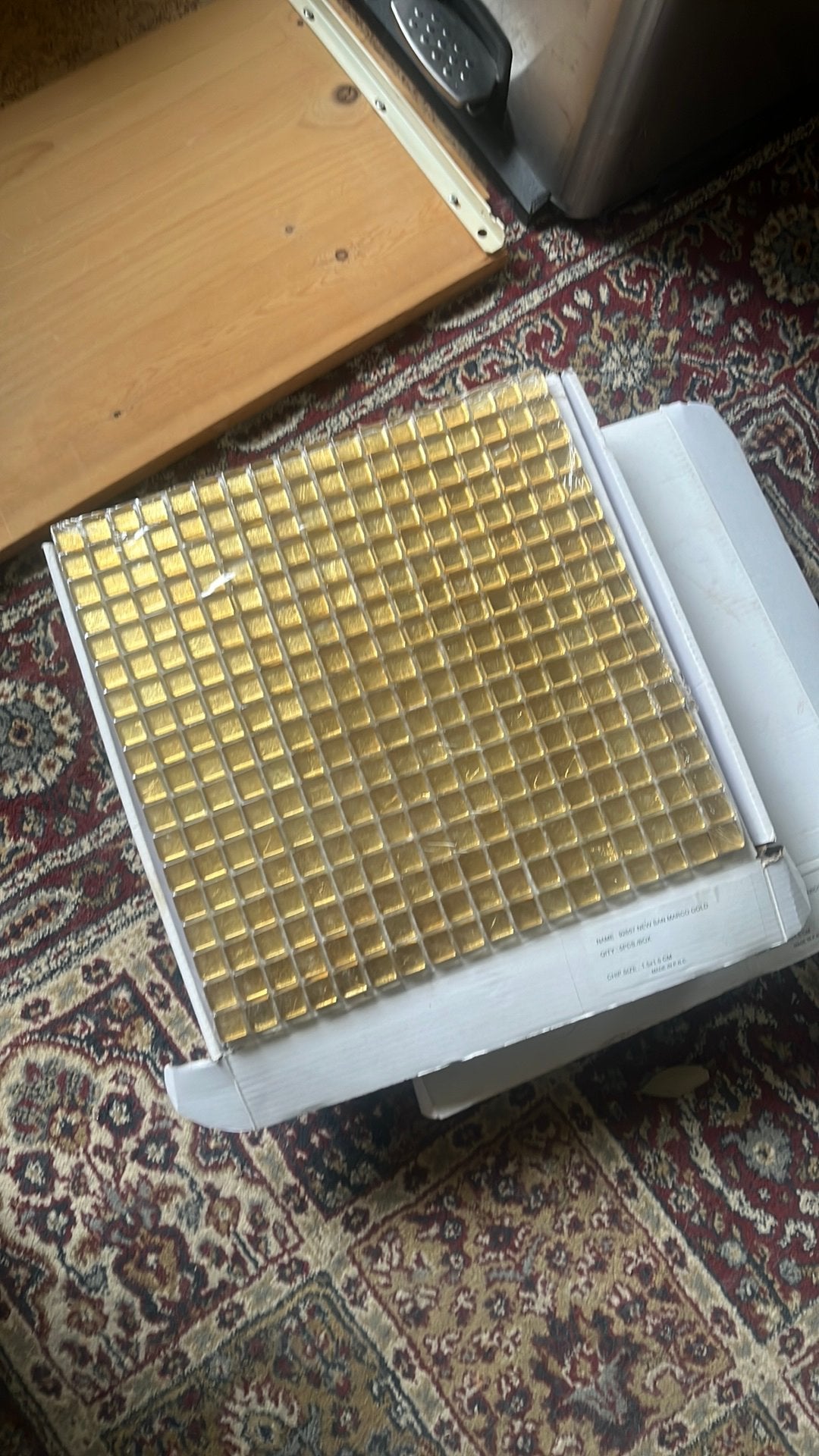 Mozaiek glasmozaiek restpartij hoogwaardig, Doe-het-zelf en Verbouw, Tegels, 60 cm of meer, Nieuw, Minder dan 5 m², Wandtegels