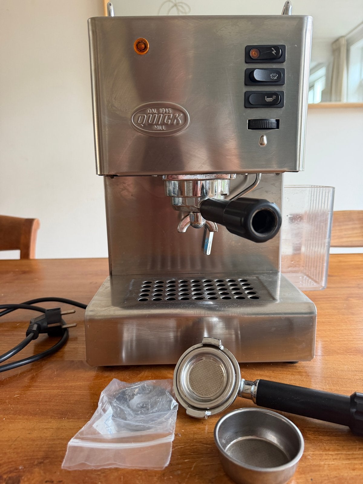 Koffiezetapparaat Quick Mill 3000, Witgoed en Apparatuur, 10 kopjes of meer, Ophalen, Zo goed als nieuw, Koffiemachine